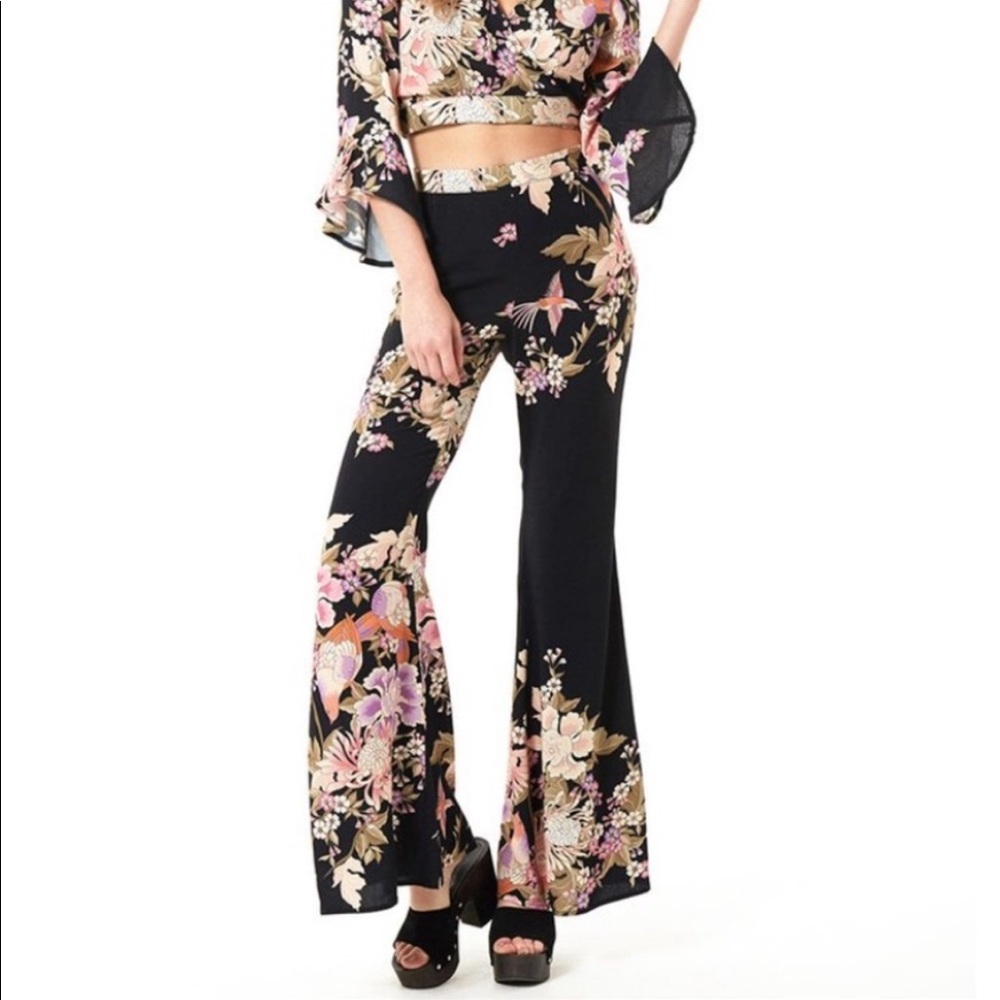 Spell and the Gypsy Blue Skies Flare pants. M.